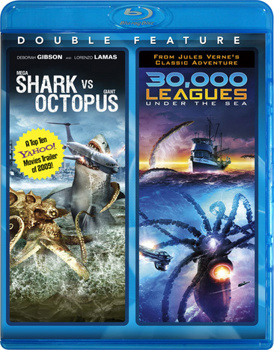 Blu-ray Mega Shark vs. Giant Octopus / 30,000 Leagues Under The Sea Book