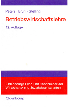 Hardcover Betriebswirtschaftslehre: Einführung [German] Book