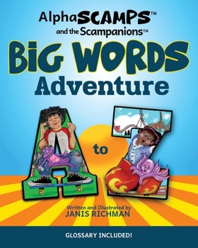 Paperback Alpha Scamps Big Words Adventure Book