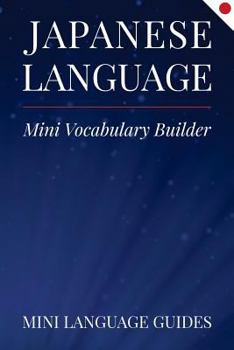 Paperback Japanese Language Mini Vocabulary Builder Book