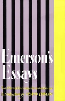 Paperback Emerson's Essays Book