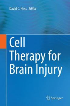 Paperback Cell Therapy for Brain Injury Book