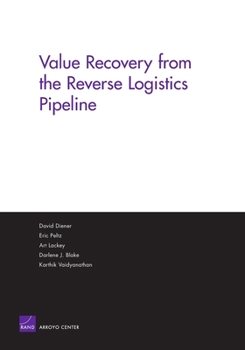 Paperback Value Recovery from the Reverse Logistics Pipeline Book