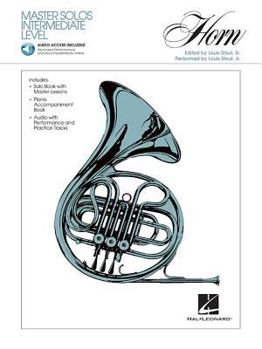 Paperback Master Solos Intermediate Level - French Horn: Book/Online Audio [With CD Audio] Book