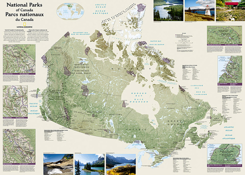 Map Canada National Parks [Folded and Polybagged] Book
