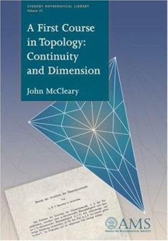Paperback A First Course in Topology Book