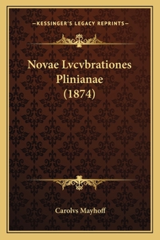 Paperback Novae Lvcvbrationes Plinianae (1874) [Latin] Book