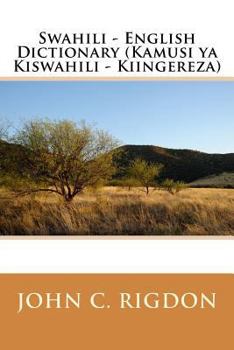 Paperback Swahili - English Dictionary (Kamusi ya Kiswahili - Kiingereza) Book