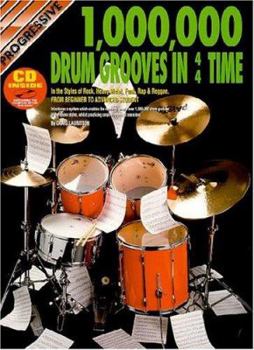 Paperback Progressive 1, 000,000 Drum Grooves In 4 4 Time Book