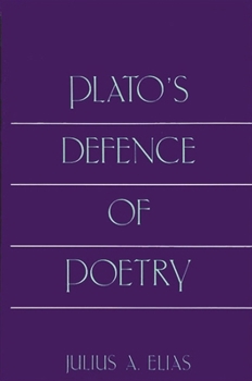 Paperback Plato's Defence of Poetry Book