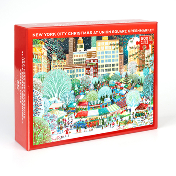 Misc. New York City Christmas at Union Square Greenmarket Jigsaw Puzzle Book