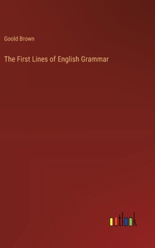 Hardcover The First Lines of English Grammar Book