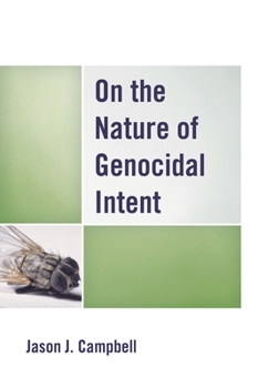 Paperback On the Nature of Genocidal Intent Book