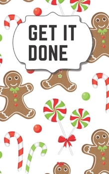 Paperback Get It Done: Password Log Book With Alphabetical Tabs, Address Website & Password Record Manager, Christmas Discreet Cover Booklet Book