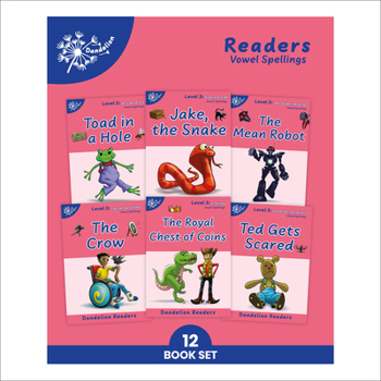 Paperback Phonic Books Dandelion Readers Vowel Spellings Level 3 Jake, the Snake: Decodable Books for Beginner Readers Vowel Teams Book