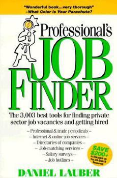 Hardcover Professional's Job Finder: 1997-2000 Book