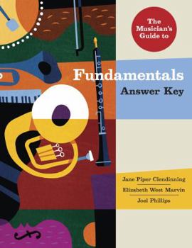 Hardcover The Musician's Guide to Fundamentals: Answer Key Book