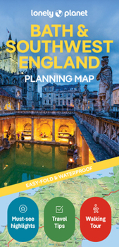 Loose Leaf Lonely Planet Bath & Southwest England Planning Map Book