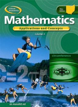 Hardcover Ohio Mathematics, Course 3: Applications and Concepts Book
