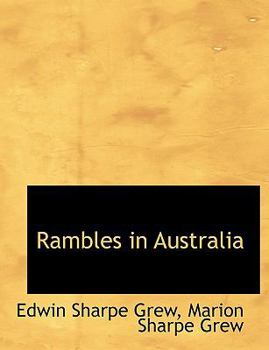 Paperback Rambles in Australia [Large Print] Book