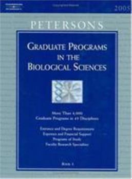 Paperback Grad Guides Book 3: Biological Scis 2005 Book