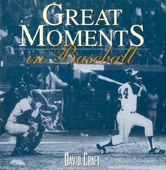 Hardcover Great Moments in Baseball Book