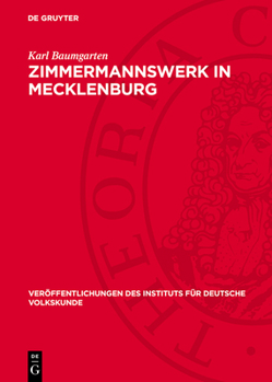 Hardcover Zimmermannswerk in Mecklenburg: Die Scheune [German] Book