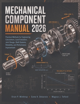 Paperback Mechanical Component Manual 2026: Practical Methods for Engineering Calculations, Load Evaluation, Joint Design, Shaft Systems, Reliability, and Performance Improvement Book