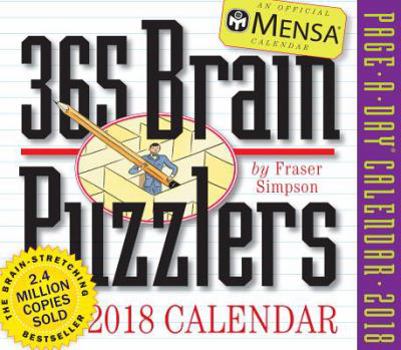 Calendar Mensa 365 Brain Puzzlers Page-A-Day Calendar 2018 Book