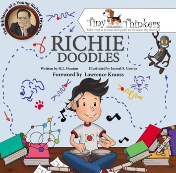 Hardcover Richie Doodles: The Brilliance of a Young Richard Feynman Book