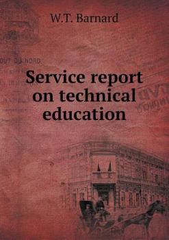 Paperback Service report on technical education Book