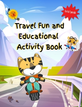 Paperback Travel Fun and Educational Activity Book