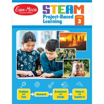 Paperback Steam Project-Based Learning, Grade 3 Book