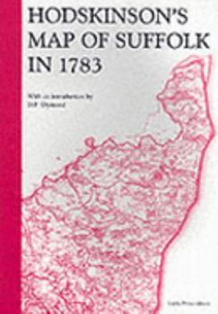 Paperback Hodskinson's Map of Suffolk, 1783 Book