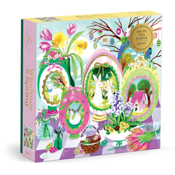 Misc. Windows to Spring 500 Piece Foil Puzzle Book