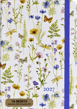 2027 Wildflower Garden Weekly Planner (16 Months, Sept 2026 to Dec 2027)