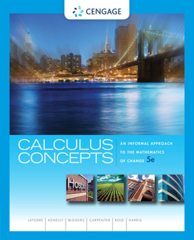 Hardcover Calculus Concepts: An Informal Approach to the Mathematics of Change Book