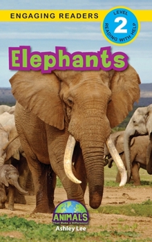 Hardcover Elephants: Animals That Make a Difference! (Engaging Readers, Level 2) [Large Print] Book