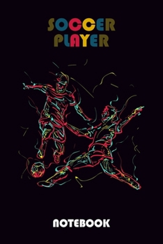 Soccer: Lined Elegant Notebook/Journal Birthday Gift, 100 Pages, 6"x9", Soft Cover, Matte Finish