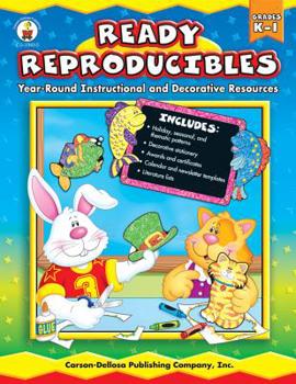 Paperback Ready Reproducibles, Grades K - 1: Year-Round Instructional and Decorative Resources Book