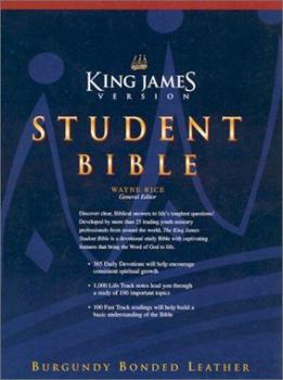 Hardcover Student Bible: King James Version / Burgundy Bonded Leather Book