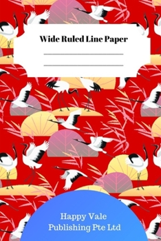 Paperback Cute Japan Theme Wide Ruled Line Paper Book