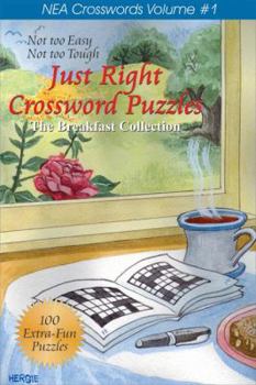 Spiral-bound Just Right Crossword Puzzles: The Breakfast Collection Book