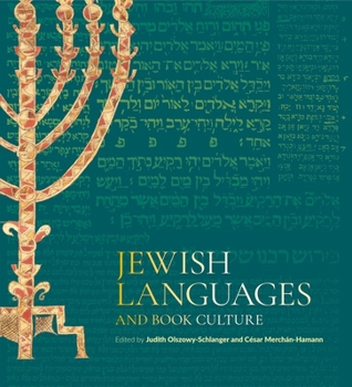 Hardcover Jewish Languages and Book Culture Book