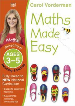 Paperback Maths Made Easy Matching and Sorting Preschool Ages 3-5preschool Ages 3-5 Book