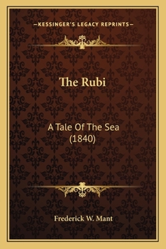 Paperback The Rubi: A Tale Of The Sea (1840) Book