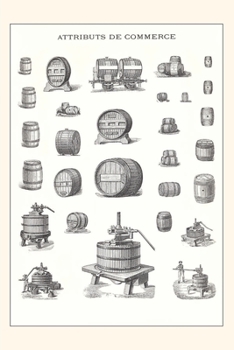 Paperback Vintage Journal Barrels and Casks Book