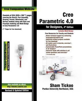 Paperback Creo Parametric 4.0 for Designers Book