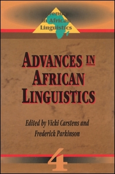 Paperback Advances in African Linguistics (Global Academic Publishing) Book