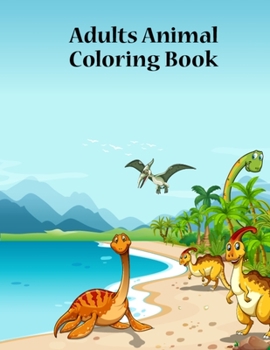 Adults Animal Coloring Book: Fun Activity Stress Relief Coloring Book for Adults Relaxation - 8.5x11 Inch Portable Animal Adults Coloring Book for Relaxation, Animals Coloring Books Gift on Christmas